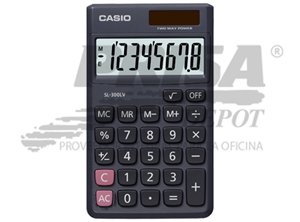CALCULADORA BASICA BOLS. 8DIG CASIO SL-300