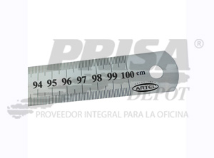 REGLA METALICA 100 CM. ARTEL
