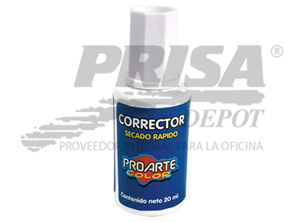 CORRECTOR LIQ. BOTELLA 12 ML PROARTE.