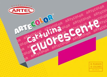CARPETA ARTE COLOR FLUOREC. ARTEL 6 COL.