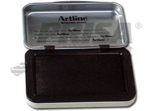 TAMPON ARTLINE 40X63 METALICO CHICO NEGRO