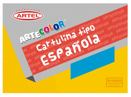 CARPETA ARTE COLOR ARTEL CARTULI.ESPAÃ‘OLA 10 COL.