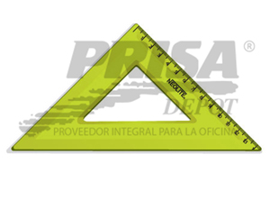 ESCUADRA PLASTICA 45o. 20CM NEOLITE