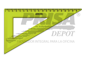 ESCUADRA PLASTICA 60o. 20CM NEOLITE