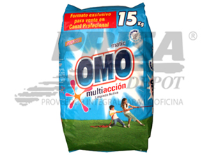DETERGENTE POLVO 15 KL OMO MATIC