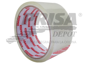 CINTA EMBALAJE TRANSP. 44 X 35 MT USATAPE