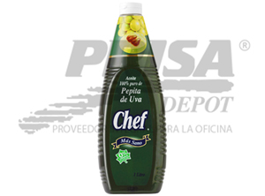 ACEITE COCINA 1 LT. PEPITA DE UVA CHEF