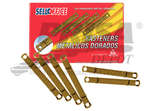 ACCOCLIPS FASTENER DORADO 50 UNID. SELLOFFICE