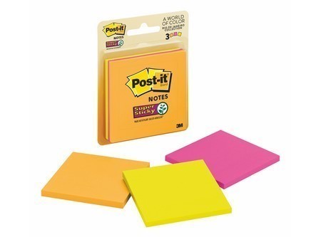 NOTA ADHESIVA 3M POST-IT 654 135HJS COLORES