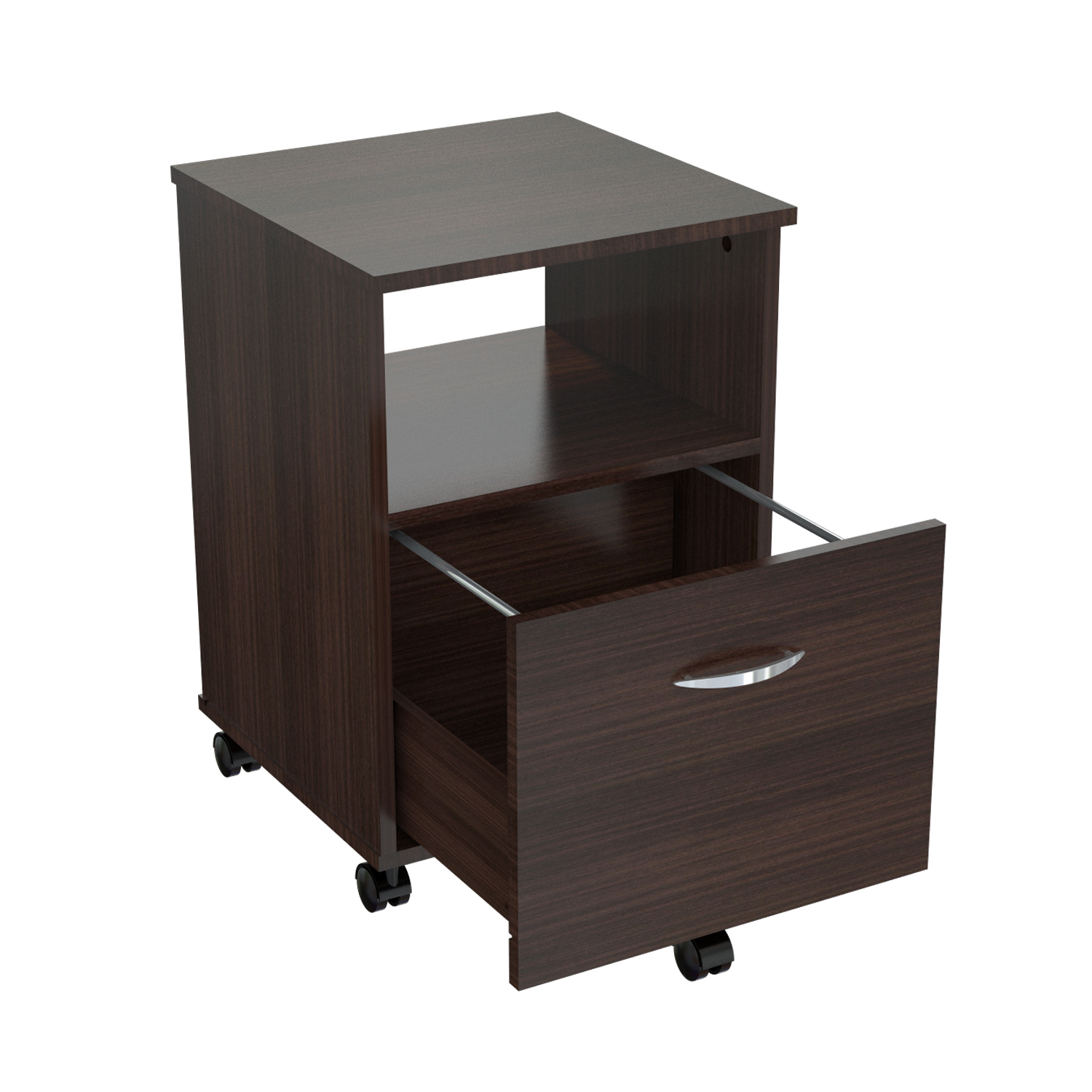 ESTANTE 1 CAJON WENGUE WENGUE AR1LTR 40A*58AL*40F