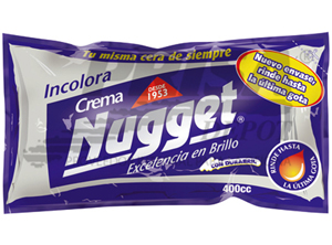 CERA CREMA 400 GR NUGGET SACHET INCOLORA