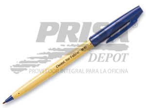LAPIZ PLUMON PENTEL M-10 AZUL PARA TELAS