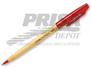 LAPIZ PLUMON PENTEL M-10 ROJO PARA TELAS