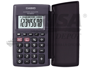 CALCULADORA BASICA BOLS. 8DIG CASIO HL-820