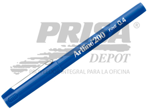 LAPIZ FIBRA 0.4 ARTLINE 200 AZUL