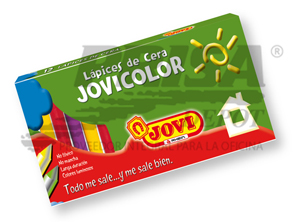 LAPIZ CERA 12 COLORES JOVICOLOR